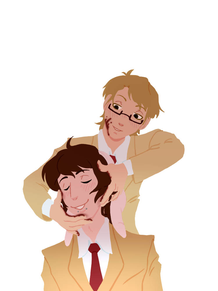 Yandere Grian AU with blood
